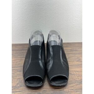 Paul Green Munchen UK 6.5 US 8.5 Vintage Slingback Peep Toe Low Heeled Sandals